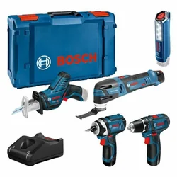 BOSCH GSR 12 V drill and accessories set