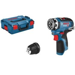 Bosch GSR 12V-35 FC cordless drill driver with chuck 12 V | 35 Nm | Carbon Brushless | Without battery and charger | in L-Boxx