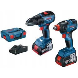 Bosch GSR 18V-50 + GDX 18V-200 mašinų paketas L-Boxx