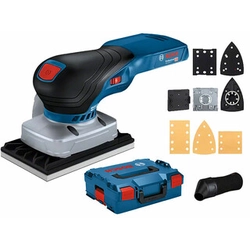 Bosch GSS 18V-13 akkus rezgőcsiszoló 18 V | 80 x 130 mm | Szénkefés | Akku és töltő nélkül | L-Boxx-ban