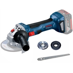 Bosch GWS 180-LI akkukulmahiomakone 18 V | 115 mm | 11000 RPM | Hiiliharjaton | Ilman akkua ja laturia | Pahvilaatikossa