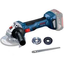 Bosch GWS 180-LI akumulatora leņķa slīpmašīna 18 V | 125 mm | 11000 RPM | Oglekļa brushless | Bez akumulatora un lādētāja | Kartona kastē