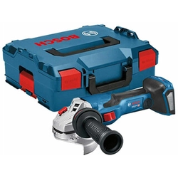 Bosch GWS 18V-15 C akumuliatorinis kampinis šlifuoklis 18 V | 125 mm | 11000 RPM | Anglies šepetėlis | Be akumuliatoriaus ir įkroviklio | L-Boxx