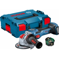 Bosch GWS 18V-15 SC akkukulmahiomakone 18 V | 150 mm | 2600 - 7400 RPM | Hiiliharjaton | Ilman akkua ja laturia | L-Boxxissa