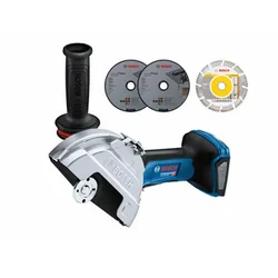 Bosch GWS 18V-180 P akumulatora leņķa slīpmašīna 18 V | 180 mm | 7000 RPM | Oglekļa brushless | Bez akumulatora un lādētāja | Kartona kastē