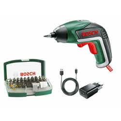 Bosch IXO V акумулаторен винтоверт 3,6 V | 3 Nm/4,5 Nm | 1/4 инча | Карбонова четка | Мрежово зарядно | В картонена кутия