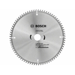 Bosch-pyörösahanterä 254 x 30 mm | hampaiden lukumäärä: 80 db | leikkuuleveys: 3 mm