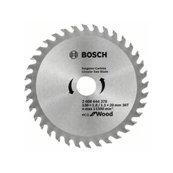 Bosch ripzāģa asmens 130 x 20 mm | zobu skaits: 36 db | griešanas platums: 1,8 mm