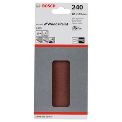 BOSCH Sandpaper C430, packaging 10 pcs.80 x 133 mm,240