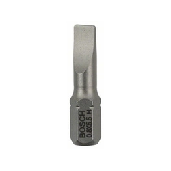 Bosch SL 0,8 x platte aandrijfbit 25 mm | 1/4 platte driverbit 25 st