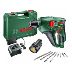 Bosch Uneo sladdlös borrhammare 12 V | 0,5 J | I betong 10 mm | 1,3 kg | Kolborste | 1 x 2,5 Ah batteri + laddare | I en resväska