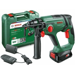 Bosch UniversalHammer 18V akumulatorowa wiertarko-wkrętarka 18 V | 2 J | W betonie 16 mm | 2 kg | Szczotka węglowa | 1 x 2,5 Akumulator Ah + ładowarka | w walizce