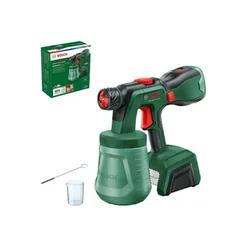 Bosch UniversalSpray 18V-300 pulverizator de vopsea cu acumulator 18 V | 0 - 300 l/min | Rezervor 1200 ml | Fara baterie si incarcator | Într-o cutie de carton