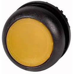 Botão amarelo Eaton com luz de fundo e retorno automático M22S-DL-Y (216930)