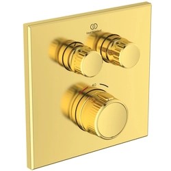 Bovendeel voor bad-douchekraan Ideal Standard, Ceratherm Navigo vierkant, Brushed Gold