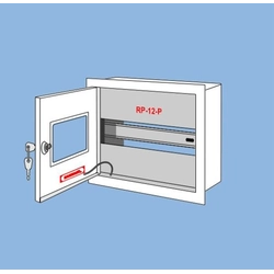 Bracer Verzegelde p/t-schakelkast met slot IP30 wit RP-12-P Z/O