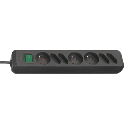 Brennenstuhl Eco-Line power strip 7 sockets 1.5 m black (1150704)