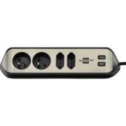 Brennenstuhl estilo power strip 4 sockets 2 m white (1153594420)