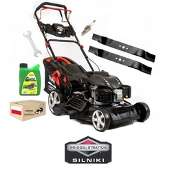 Briggs &amp; Stratton Benzin-Rasenmäher 51cm 161cc Fahren Sie schwarz