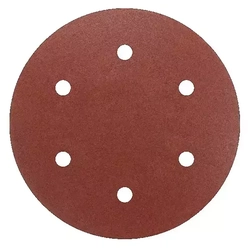 Brusilne plošče z luknjami za brusilce ometa Dedra 225mm, gr.120, 5szt