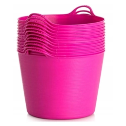 BUCKET CONTAINER FLEXI BASKET 42L FUKSIAA