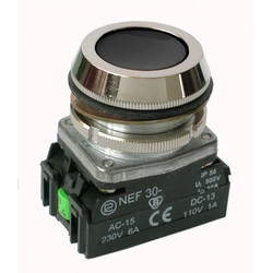 Buton de siguranță Promet NEF30 negru - W0-NEF30-K XY S