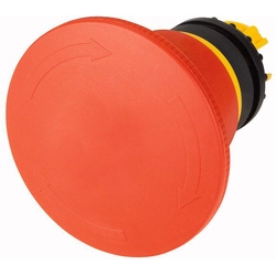Butonul de siguranță Eaton se acționează roșu prin rotire fără iluminare de fundal M22-PVT60P (121464)