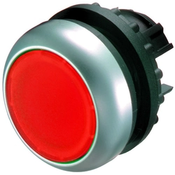 Button M22-DL-R illuminated flat red with momentary return