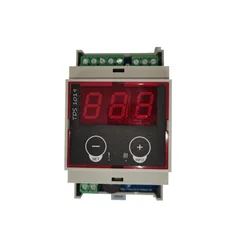 BVA temperature controller TDS1019C, 0…100°C, capacitive keys, DS digital sensor, ODO sensor, 1 relay output, 230 V a.c.