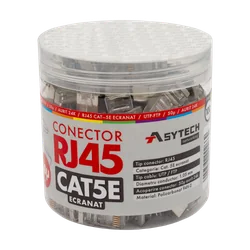 Βύσμα RJ-45 FTP Cat.5e, θωρακισμένο, 50u (100 pc) RJ45M-CAT5E-50U-JAR