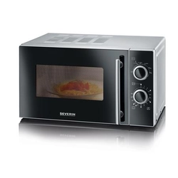 Microwave oven, 20 l, SEVERIN, silver-black