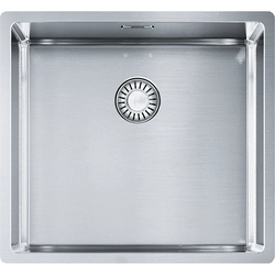 Franke Box stainless steel sink, BXX 210/110-45, manual valve