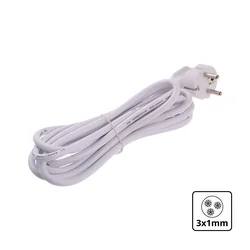 T-LED Flexo cord 3m 3x1mm2 Variant: White