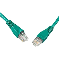 SOLARIX patch cable CAT5E UTP PVC 3m green non-snag proof