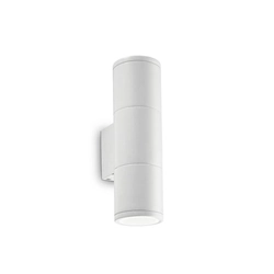 ILUX 100388 Outdoor wall lamp Ideal Lux Gun AP2 small white 100388 white 21cm IP44 - IDEALLUX