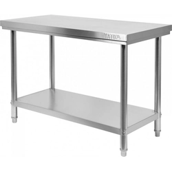 FOLDING WORK TABLE WITH SHELF 1000 × 700 × H850mm YATO YG-09010 YG-09010