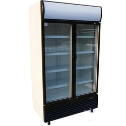 GLAZED REFRIGERATOR CABINET WITH CAPACITY 1000L INVEST HORECA LG-1000 LG-1000