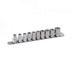 1/2 "PROJAHN tubular wrench set, short, metric 10-22 mm rail support 10 pcs / set
