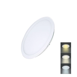 Solight LED mini panel CCT, ceiling, 6W, 450lm, 3000K, 4000K, 6000K, round, WD146