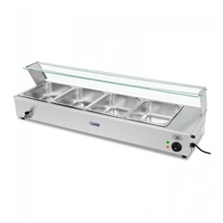 BEMAR FOOD HEATER WITH COVER 4xGN 1/2 ROYAL CATERING 10011179 RCBM-4B