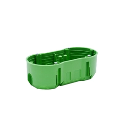 Non-flammable double flush-mounted box 850˚C green