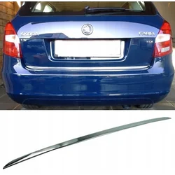 Skoda FABIA II Kombi CHROME STRIP Chromed FLAP