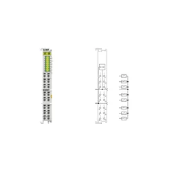 EL1809 | EtherCAT terminal, 16-kanałowe digital input, 24 V DC, 3 ms