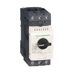 TeSys magnetic motor circuit breaker GV3L rotary drive 65A box terminals