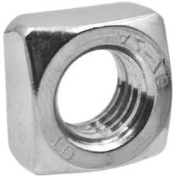 Nut M8 Square DIN 557 A2 Rail Inlet