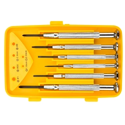 Precision screwdrivers, set of 6