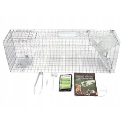 SINGLE ENTRANCE LIVE TRAP ANIMALS 80X20X27 CM