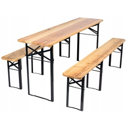 Beer set table 170 cm + 2 benches