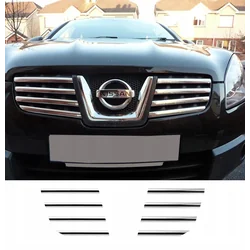 NISSAN QASHQAI +1 +2 Grill CHROME STRIPES Chrome-plated