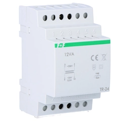 mains transformer TR-24 output voltage 24VA, I=0,5A, output power 12VA